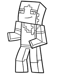 Minecraft horse coloring page from minecraft category. Coloring Page Of Wolf In Minecraft To Print And Download