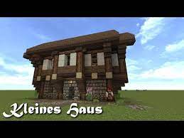 Minecraft Tutorial Kleines Haus Bauen 1 Kleine Hauser Bauen Haus Bauen Minecraft Gebaude Bauplane