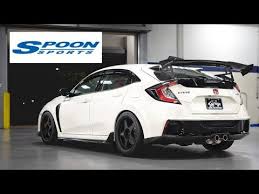 Honda civic type r youtube. Spoon Sports Catalog Honda Civic Type R Fk8 Carbon Fiber Front Rear Bumper Painting Installation Youtube Honda Civic Type R Honda Civic Civic