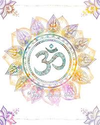 Om Symbol Art Print 8x10 Print Mandala Om Symbol Art Spirited Art Om Art