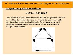 Practica operaciones, mejora tus habilidades geométricas y tu visión. Juegos Con Palillos Y Fosforos