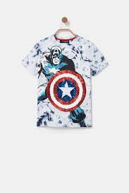 Created by cartoonists joe simon and jack kirby. Captain America T Shirt Reversible Sequins Desigual Com