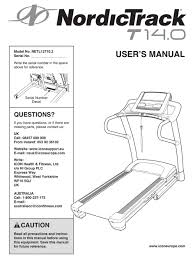 Nordictrack equipment can be used without ifit. Nordictrack T14 0 Netl12710 2 User Manual Pdf Download Manualslib
