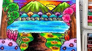 You can use them like simple pastels, with light or heavy strokes. Contoh Gambar Mewarnai Gambar Dengan Teknik Gradasi Kataucap