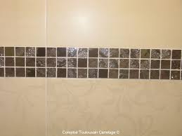 Bonjour j'aimerais bien poser faience de salle de bain. Carrelage Salle De Bain Mosaique Et Frise Carrelage