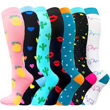 3 6 Pairs Running 15 20 Mmhg Is Best Athletic Flight Travel Actinput Compression Socks For Women Men Nurses Edema
