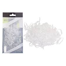 Best Value Hair Styling Set Of 250pcs Strong Transparent Clear Small Hair Rubbers Elastic Bands By Vaga Fashion Set Elastic Hair Bands Transparent Rubber