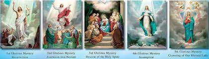 The glorious mysteries of the holy rosary. Pilgrim S Egress Introduction To The Glorious Mysteries