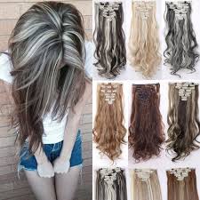 Dark brown hair with blonde highlights is a hair color trend that has been turning heads left and right for decades, and for good reason. Buy S Noilite 24 Inches Highlight Long Curly Straight Wavy Full Head Clip In Synthetic Hair Extensions 8pcs 170g 24 Curly Dark Brown Bleach Blonde Piano Color Online At Low Prices In