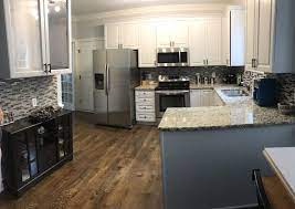 Here, the owners have used grey oak doors for their cabinets which yes! Light French Gray Kitchen Update 2 Cabinet Girls