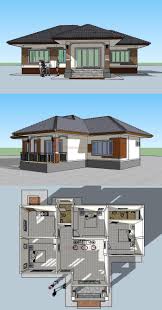 Perfect For Those On A Budget 3 Bedroom Single Storey House Plan Ulric Home House Construction Plan Single Storey House Plans Model House Plan
