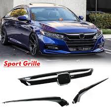 If you want to get the most power out of your stock/modified honda accord engine, a cold air intake systems for the honda accord should be on the top of your list. Glossy Black Abs Jdm Sport Style Front Grille For Honda For Accord 2018 2019 Front Grill Replacement Base Racing Grills Aliexpress