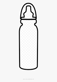 Water color page plastic bottles clipart colouring page lunch box, apple, water bottle coloring page stock vector Baby Bottle Coloring Page Water Clipart Transparent Water Bottle Hd Png Download Kindpng