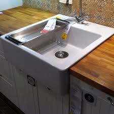 Farm Sink And Wainscoting Cabinets Stat Ikea Backsplash Farm Sink Kitchen Projects Home Design Decor