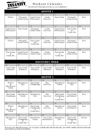 Insanity workouts length differ from one another. Insanity Schedule Full Workout Guide Calendar And Review