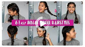 6 Easy Hairstyles For Indian Schools Back To School Hairstyles Quick And Easy A Hairstyles For School Back To School Hairstyles School Hairstyles For Teens