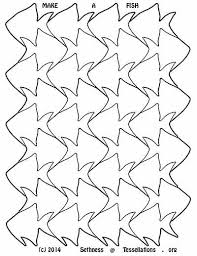 Sethness S Tessellations Fish Art For The Make A Fish Foundation Escher Art Tessellation Patterns Tessellation Art