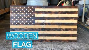 I started at the bottom with white, then alternated with red. Making A Rustic American Flag From Pallet Wood Youtube