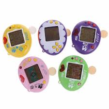 El contenido solo podrá descargarse desde la tienda del juego; 1 Pc Virtual Lcd Digital Pet Mano Electronica Juego Maquina Cordon Para Ninos Nuevo Juguetes Electronicos