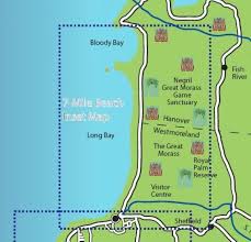 Hiking In Map Seven Mile Beach Jamaica Map