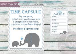 Baby Time Capsule Baby Shower Game Dear Baby 3 Files Included 4x6 8x10 And 8 5 Quot X 11 Quot Sheet Instant Baby Time Capsule Time Capsule Baby Time