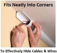 Corner Duct Raceway Cable Raceway Molding Hide Cables Diy Home Repair Hide Tv Wires