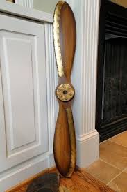 40 Inch Wood Airplane Propeller A Simpler Time Wood Airplane Airplane Decor Propeller Decor