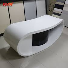 From modern to rustic, you're sure to find just the right living room table to accentuate your space. China Artificial Stone Table Desk Solid Surface Coffee Table Reception Desks China Reception Desk Reception Counter Desk