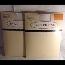 Evan Picone Nylons 153 Paris White Long Pack Of 2 Nwt