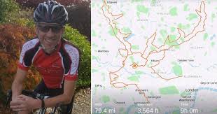 But now we live in an age of wonder where there's an app for everything — including ones that automatically track mileage for you. Cyclist Draws Reindeer On 79 Mile Journey Through London Using Fitness App Metro News
