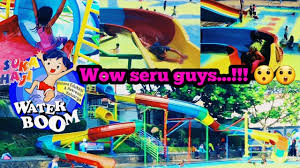 Water boom ma arip tasik. Kolam Renang Ampera Waterpark Tasikmalaya Youtube