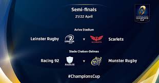 Schedule for champions cup round of 16 revealed. Your Champions Cup Semi Finals European Rugby Champions Cup Facebook