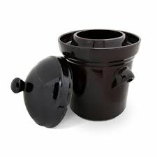 This recipe was in the little booklet that came along with it. Fermenting Crock 25 Litres With Lid Weight Stones And Recipe Booklet 109 99
