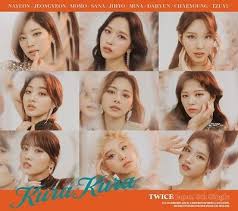 The twice members are nayeon, jeongyeon, momo. Twice Kura Kura B Version Cd 2021