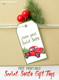 Download icon font or svg. Free Printable Secret Santa Gift Tags I Should Be Mopping The Floor