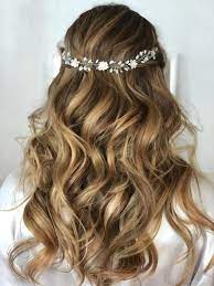 Wedding Hair Accessories Silver Bridal Jewelry Bridal Etsy Hair Styles Wedding Hair Down Long Hair Styles