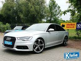 Audi A6 In 3m Satin White Aluminium Matt Audi Audi A6 Car Wrap