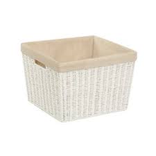 At your doorstep faster than ever. Wayfair White Wicker Storage Baskets You Ll Love In 2021