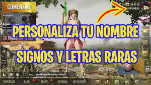 Signos Y Letras Raras Pubg Mobile Youtube