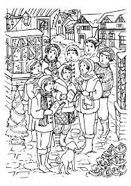 Home alphabet animals artwork bible. Coloring Page Singing Christmas Carols Free Printable Coloring Pages Img 18652