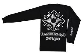 Chromic Hertz Chrome Hearts Men Large Size Long T Shirt Black