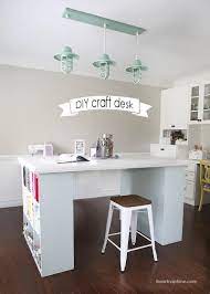 Craft Room Update The Inspiration Board Diy Crafts Desk Diy Craft Room Desk Craft Room Desk