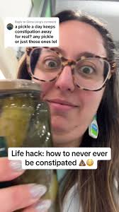 Pickle Juice Constipation Life Hack