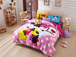 Not just minnie or mickey but other cute characters are also printed at the a great list of bedding sets featuring prints of mickey and minnie mouse. Disney Mickey Mouse Minnie Mouse Teen Bedding Set Ebeddingsets