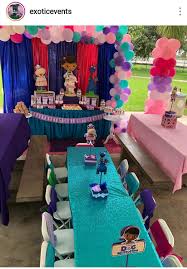 Outdoor Doc Mcstuffins Birthday Party Doc Mcstuffins Birthday Party Ideas Cake Doc Mcstuffins Birthday Doc Mcstuffins Party