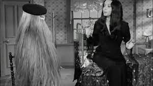 Ken weatherwax, carolyn jones, 'the addams family goes to school', (season 1, ep. The Addams Family Morticia Talks Like Cousin Itt Youtube