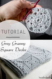 Infos zu allen meinen büchern auf www.veronikahug.comvideo zum granny: Tutorial Grey Granny Square Decke Hausofcrochet De