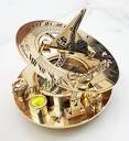 Amazon.com: Tanishka Exports 3" Brass Sundial Compass Nautical ...