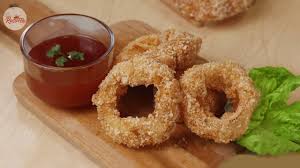 Resep pisang goreng garing bahan: Resepi Gegelang Bawang Celup Tepung Tempura Onion Ring Recipe Rasaflix
