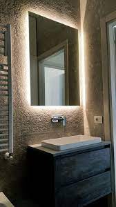 Specchio Retroilluminato Lavoromanzoni Illuminazione Specchio Bagno Specchi Bagno Specchio Da Bagno